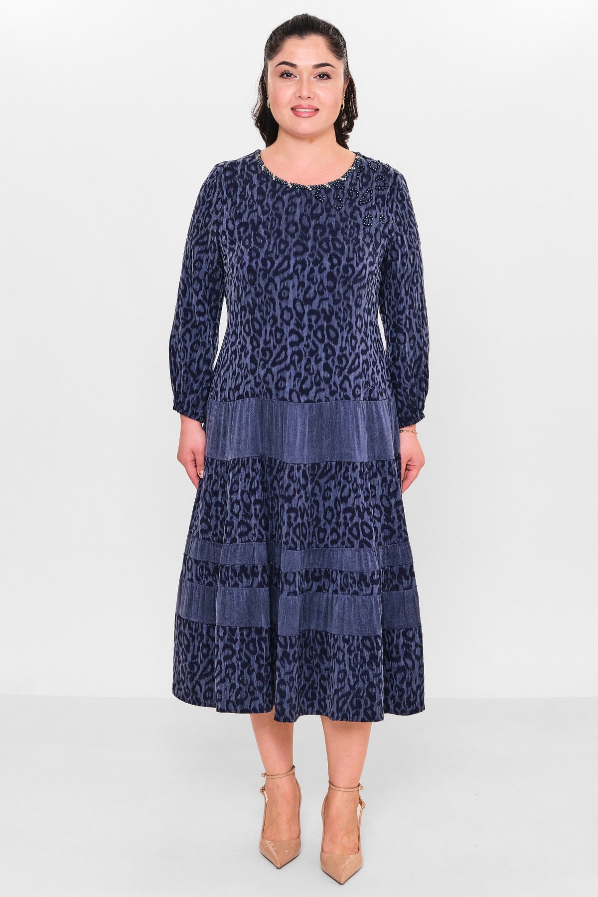 Ksas - Plus Size Dress (KSAS32392) - 8690200135262