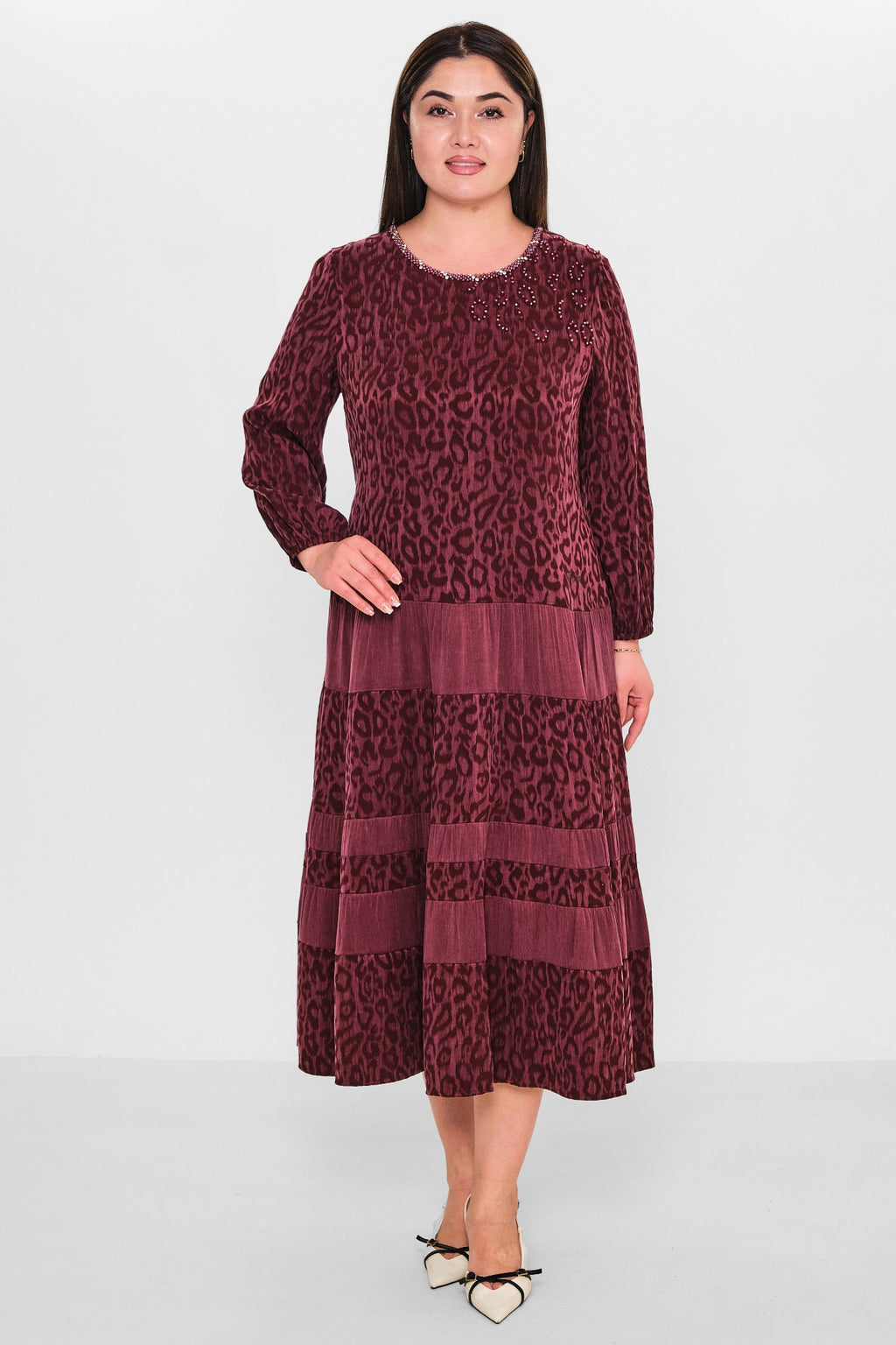 Ksas - Plus Size Dress (KSAS32392) - 8690200135286