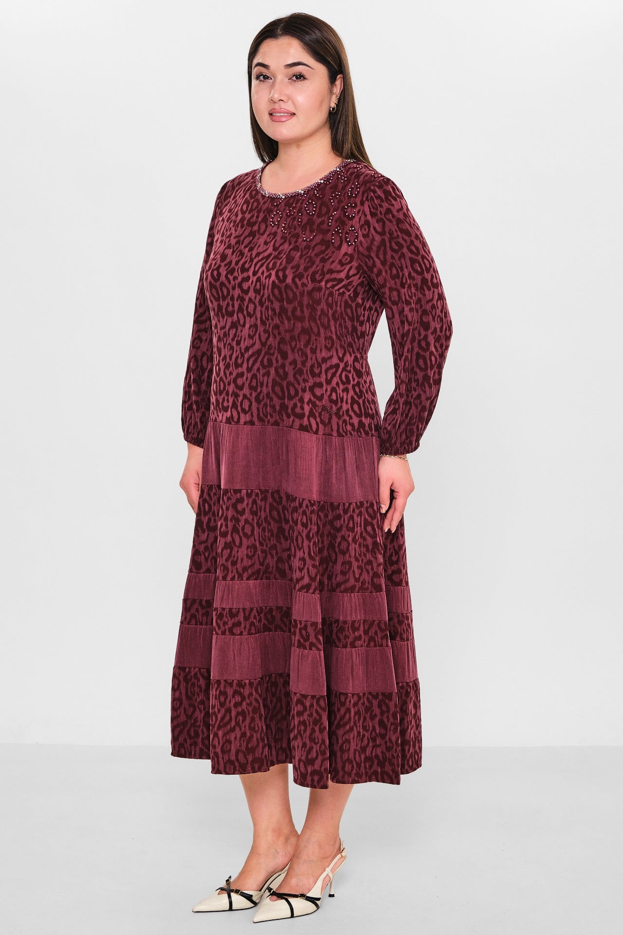 Ksas - Plus Size Dress (KSAS32392) - 8690200135286