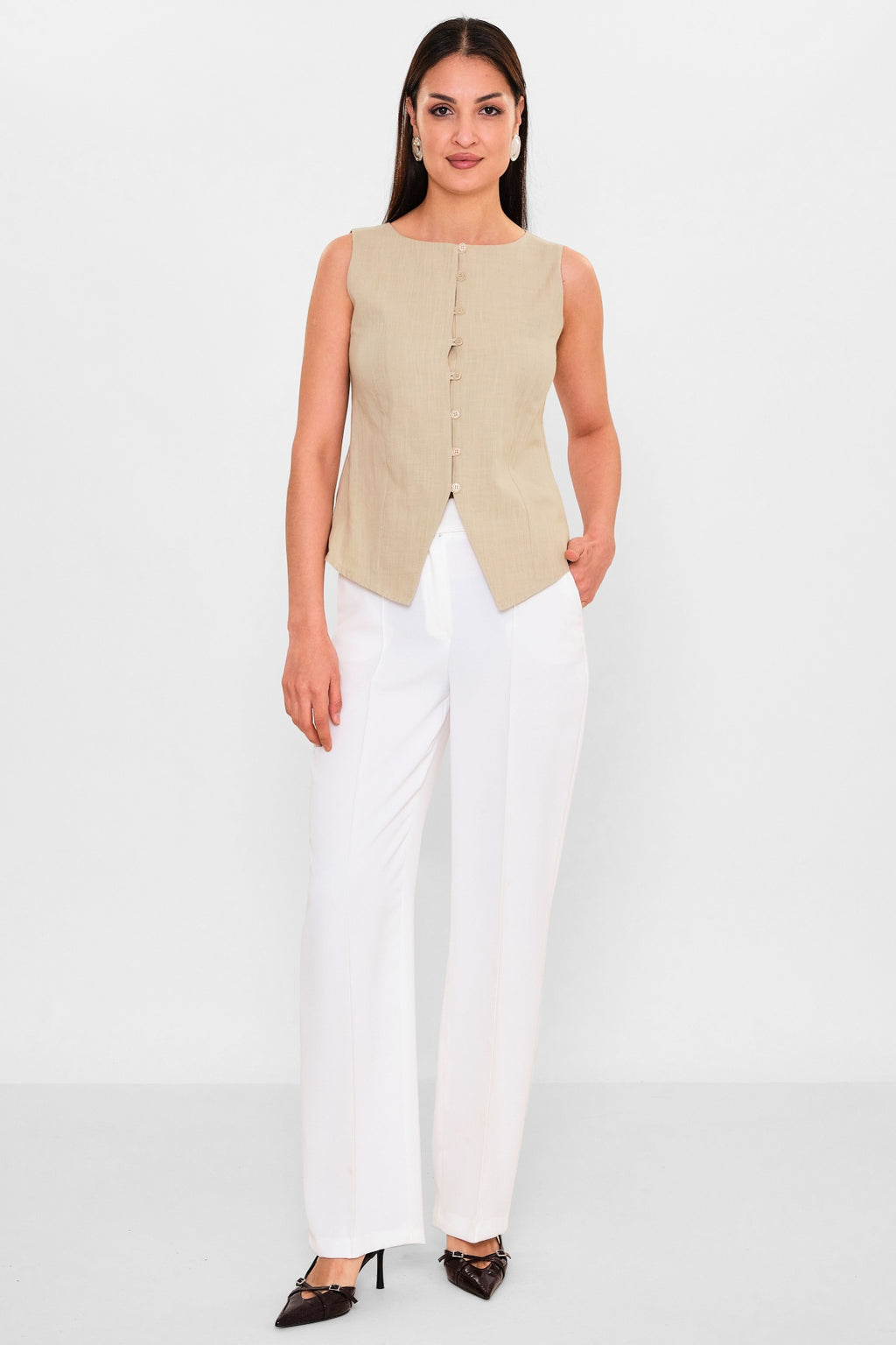 Selen - Plus Size Blouse (SLN26Y260342) - 8690200135446