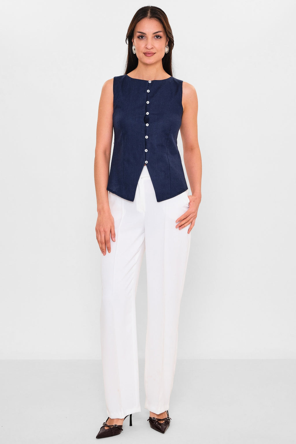 Selen - Plus Size Blouse (SLN26Y260342) - 8690200135453