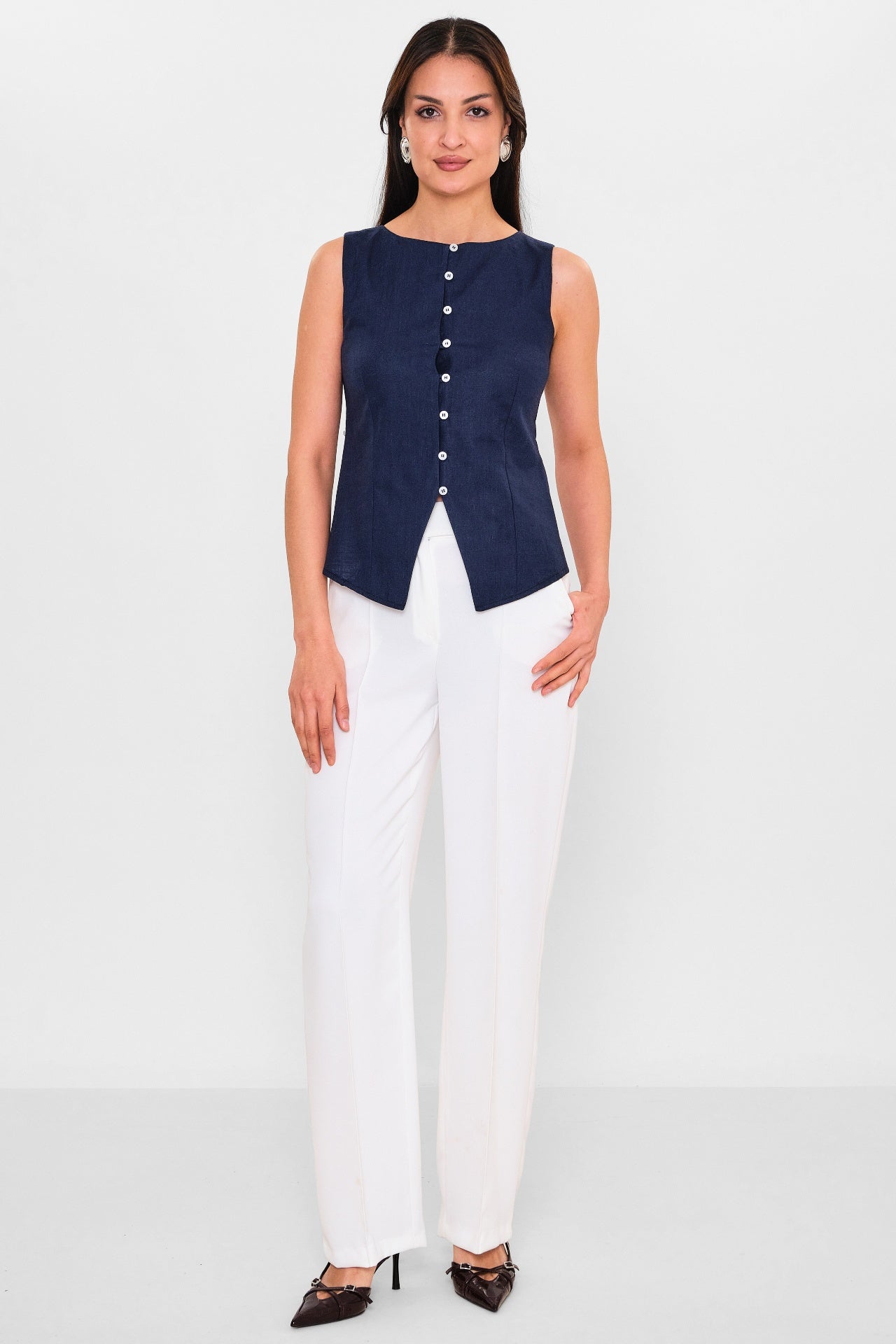 Selen - Plus Size Blouse (SLN26Y260342) - 8690200135453