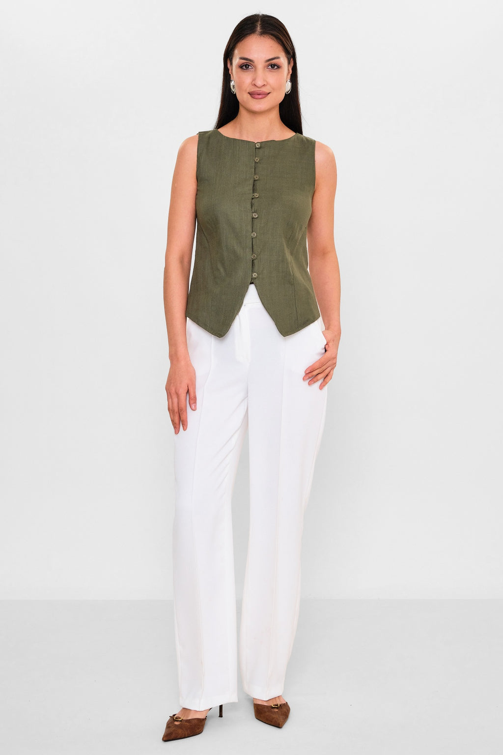 Selen - Plus Size Blouse (SLN26Y260342) - 8690200135460