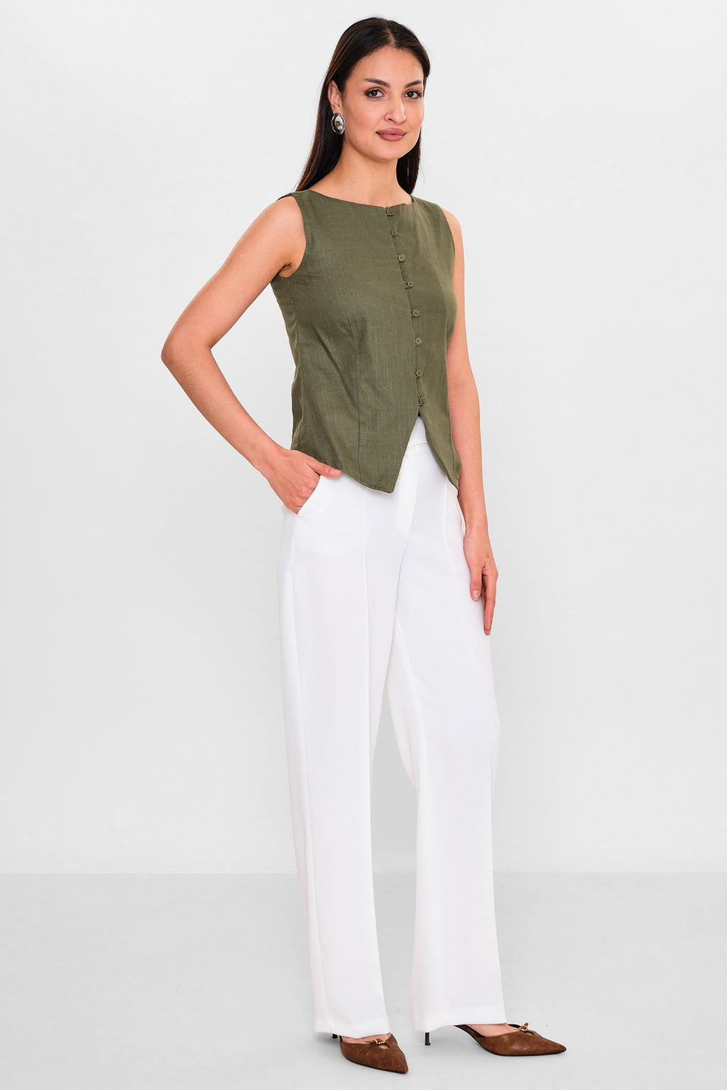 Selen - Plus Size Blouse (SLN26Y260342) - 8690200135460