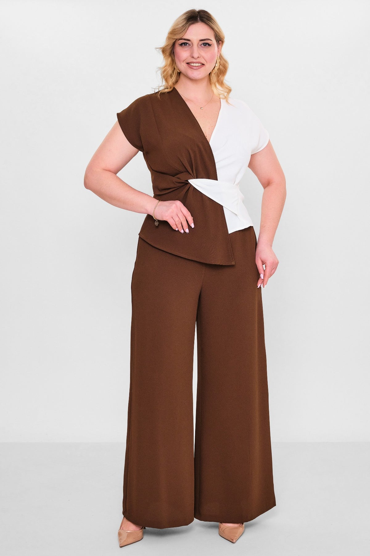 Laluce - Plus Size Blouse (L2.Y26.BLZ.2B196) - 8690200135835