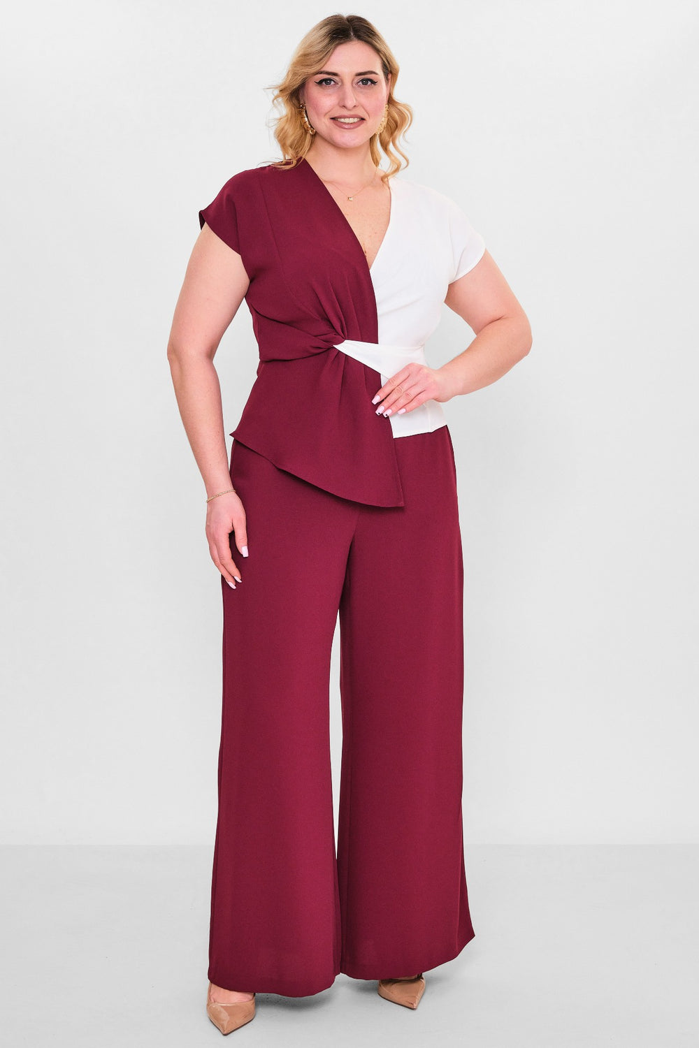Laluce - Plus Size Blouse (L2.Y26.BLZ.2B196) - 8690200135842