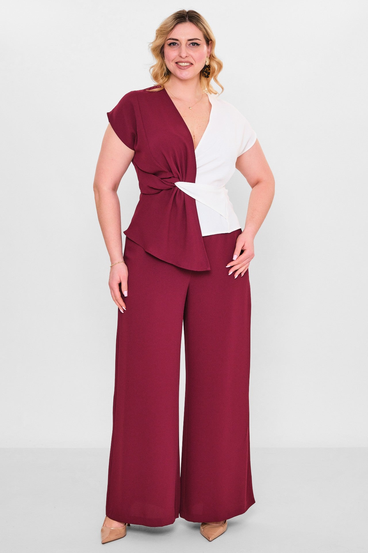Laluce - Plus Size Trousers (L2.Y26.PNT.2P227) - 8690200135873