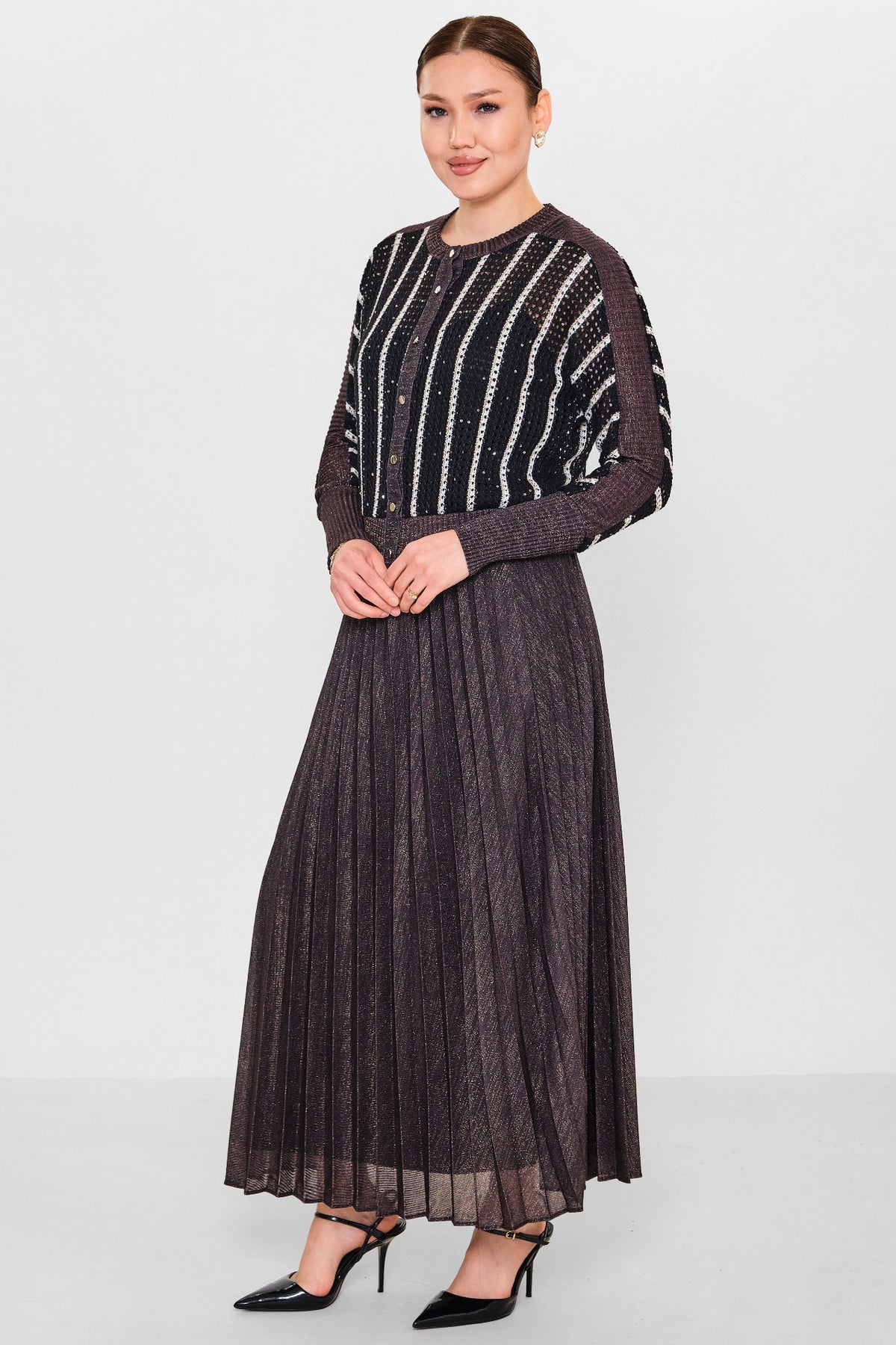 Myraang - Plus Size Suit (MRG26Y05-3106) - 8690200137143