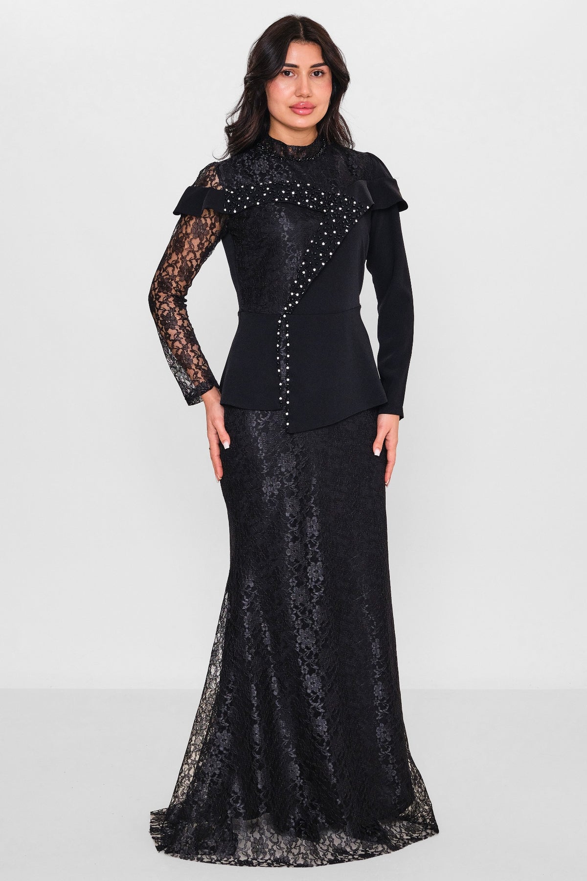 Nupel line - Plus Size Dress (NPL26Y5154) - 8690200137228