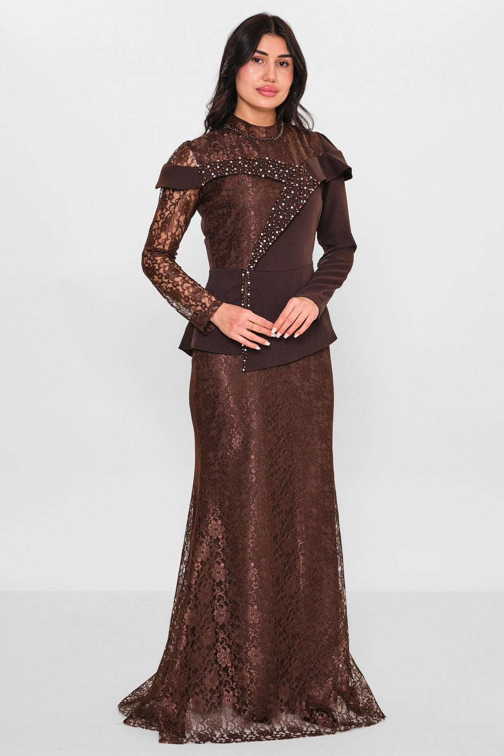 Nupel line - Plus Size Dress (NPL26Y5154) - 8690200137242