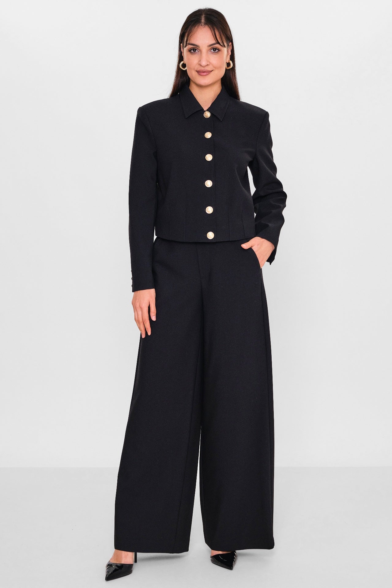 Fashi̇on club - Plus Size Suit (FSC26YSM6001) - 8690200137273