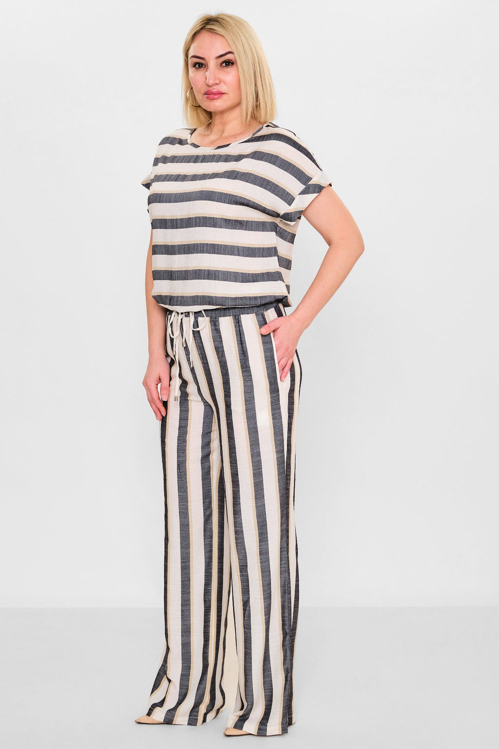 Revaro - Plus Size Suit (RVR26YTK-1356) - 8690200137525