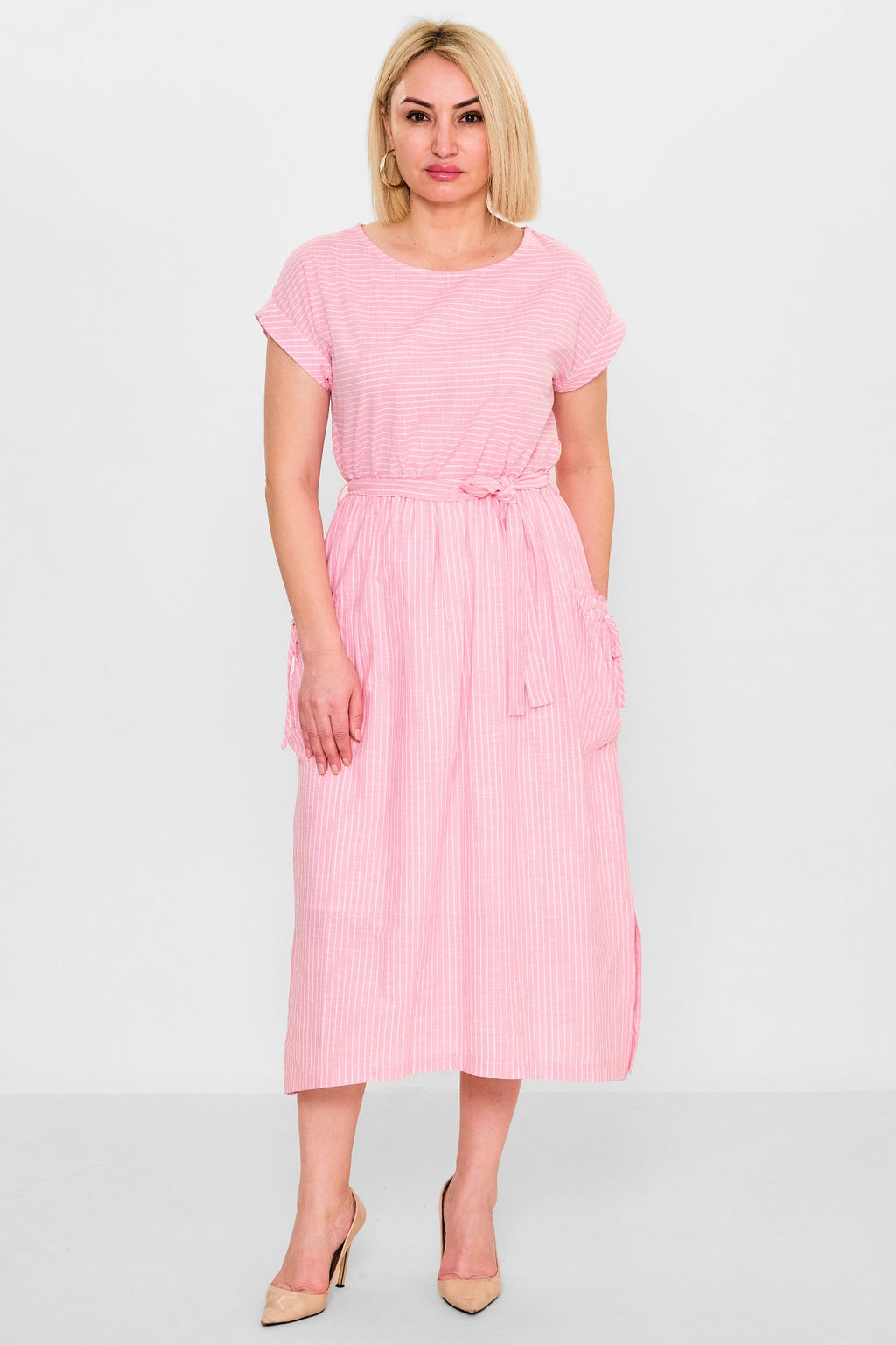 Revaro - Plus Size Dress (RVR26YS-9094) - 8690200137532