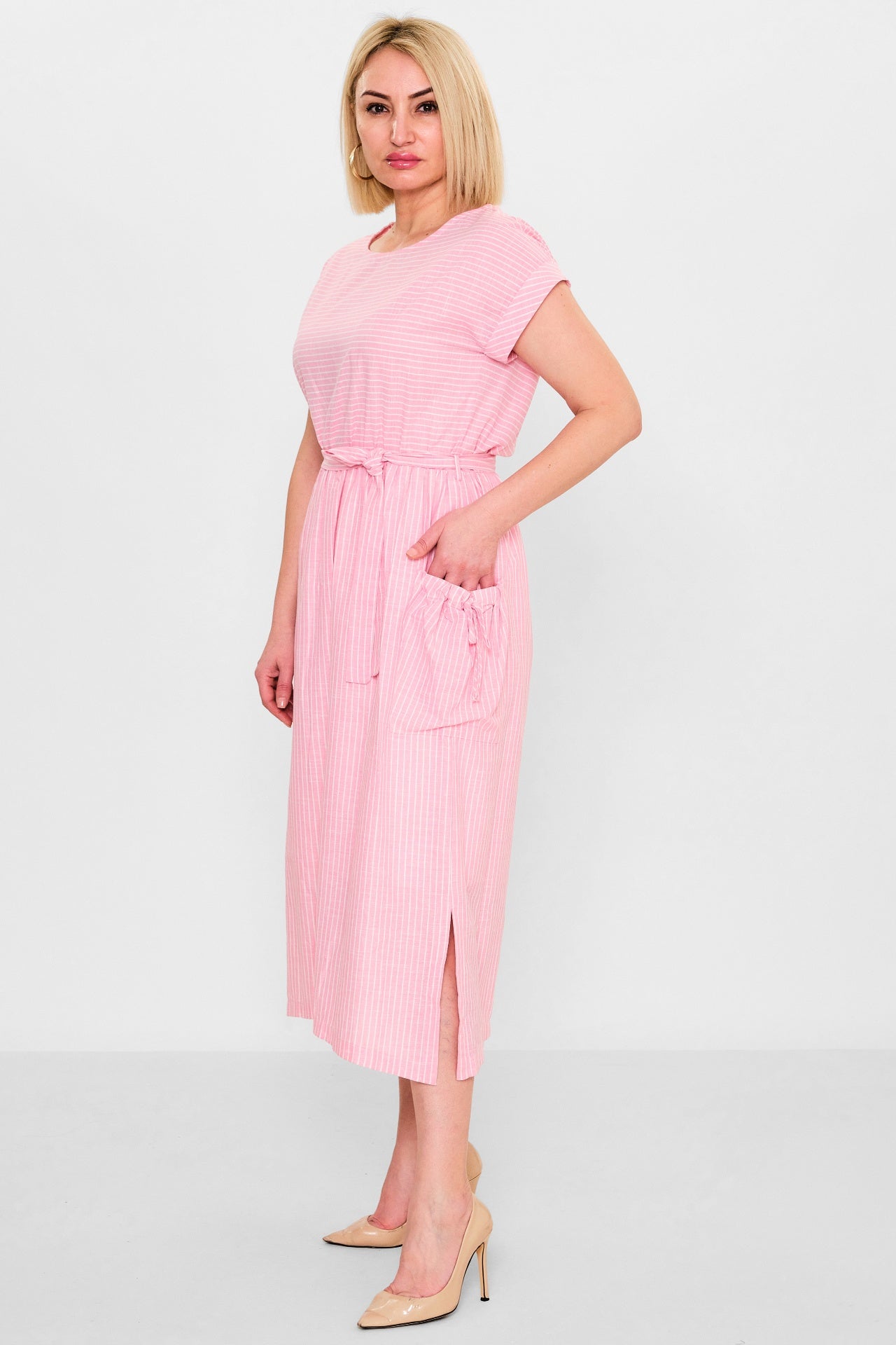 Revaro - Plus Size Dress (RVR26YS-9094) - 8690200137532