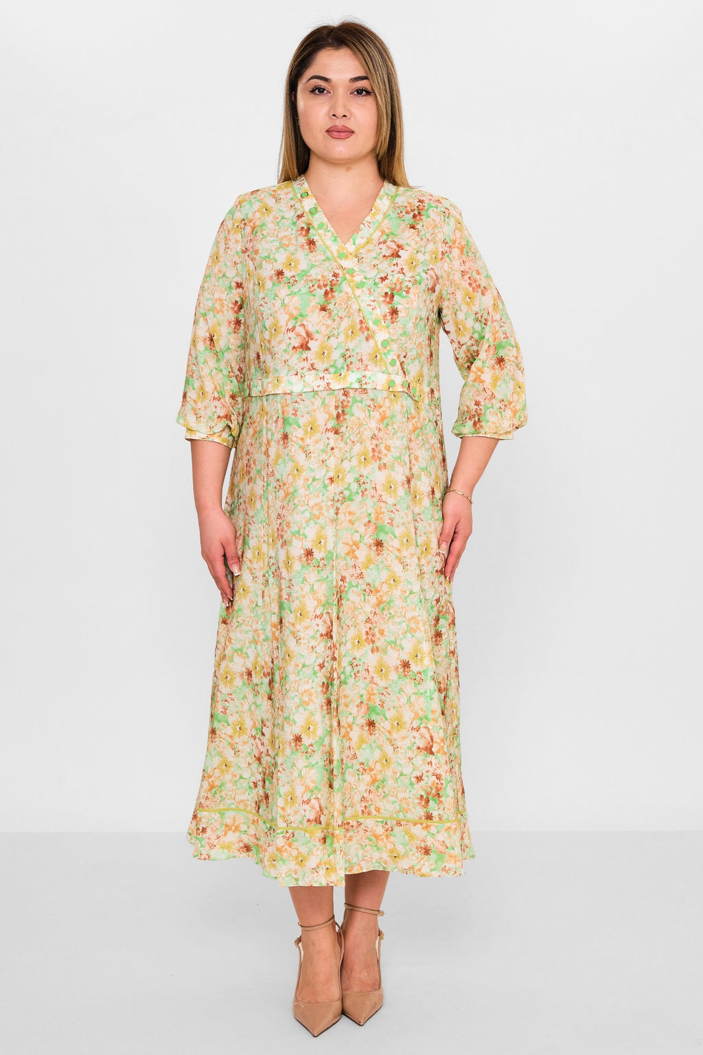 Gumanize - Plus Size Dress (GMZ2025-1097-7739) - 8690200137556