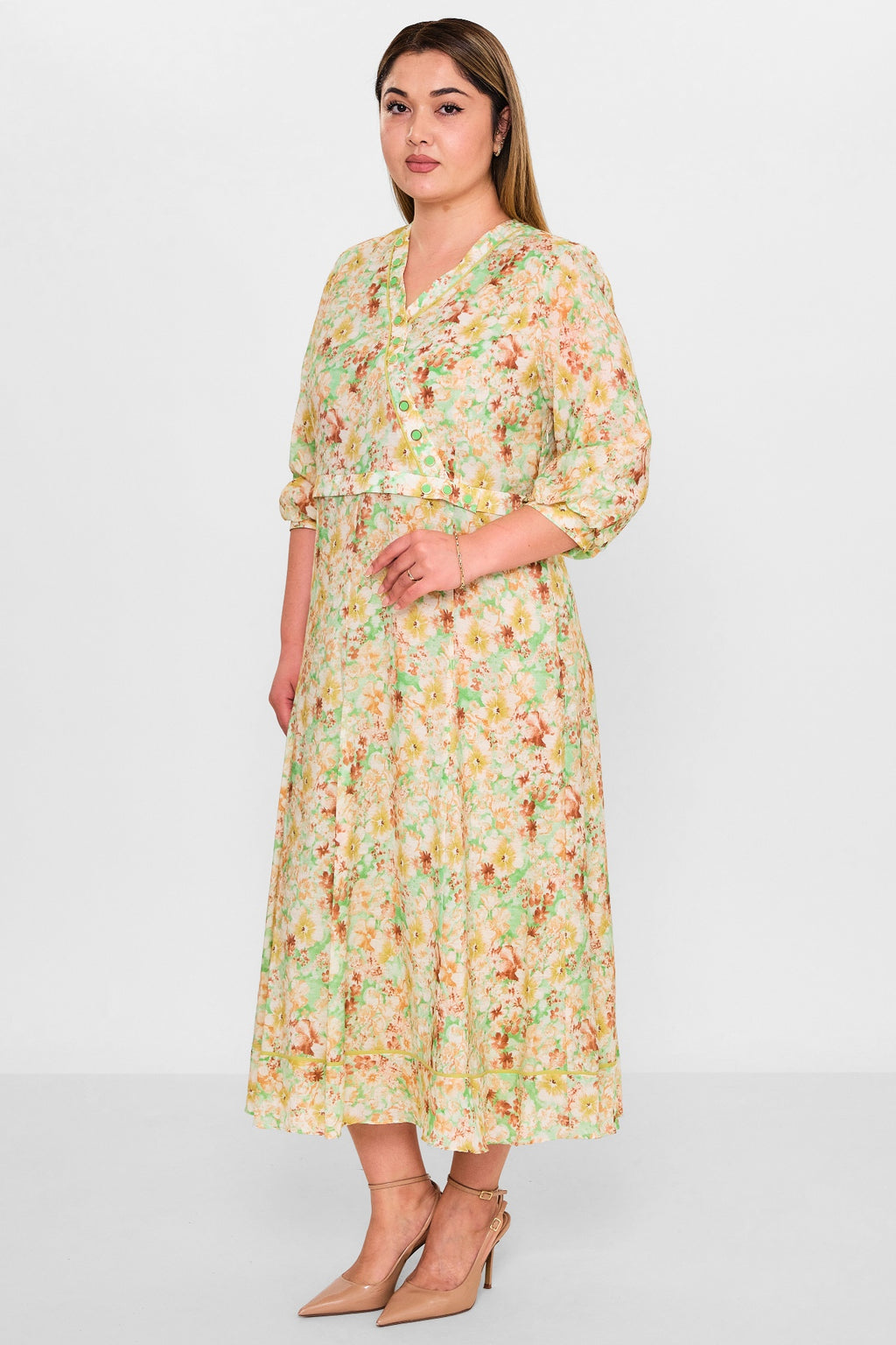Gumanize - Plus Size Dress (GMZ2025-1097-7739) - 8690200137556