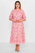 Gumanize - Plus Size Dress (GMZ2025-1097-7739) - 8690200137563