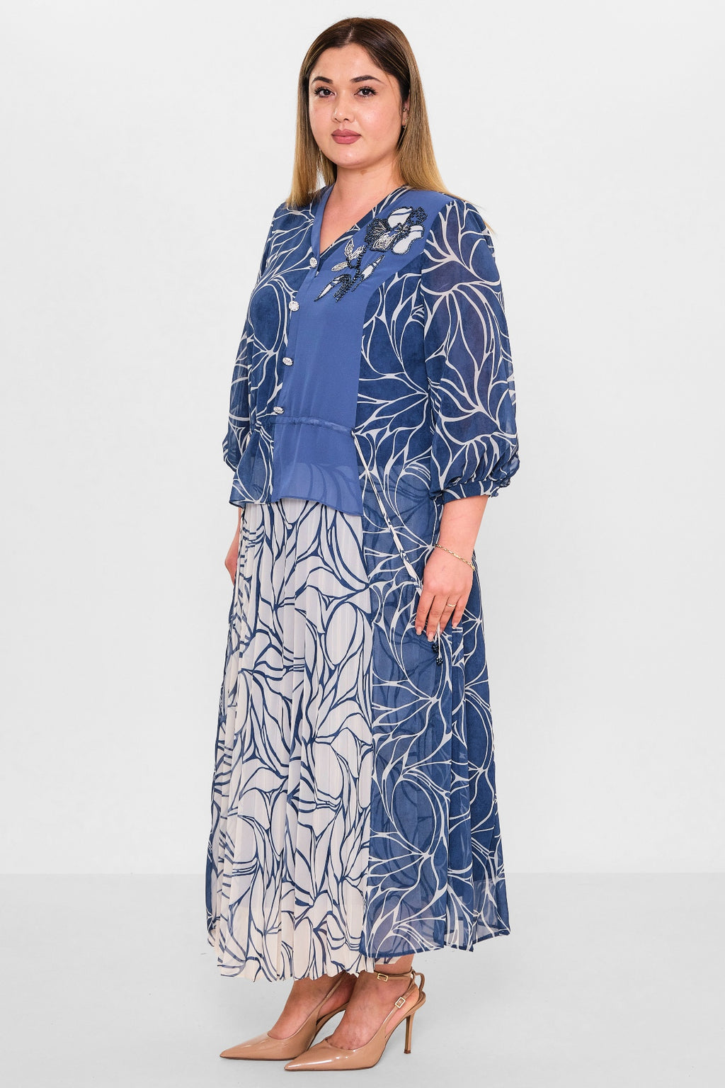 Gumanize - Plus Size Dress (GMZ2026-363-8134) - 8690200137570