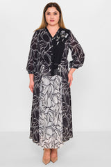 Gumanize - Plus Size Dress (GMZ2026-363-8134) - 8690200137587