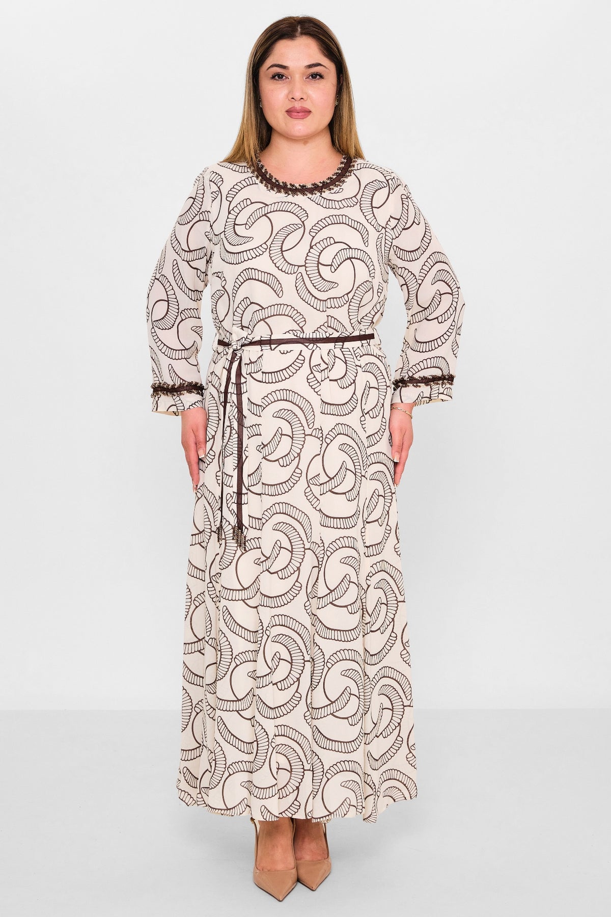 Gumanize - Plus Size Dress (GMZ2026-658-8119) - 8690200137600