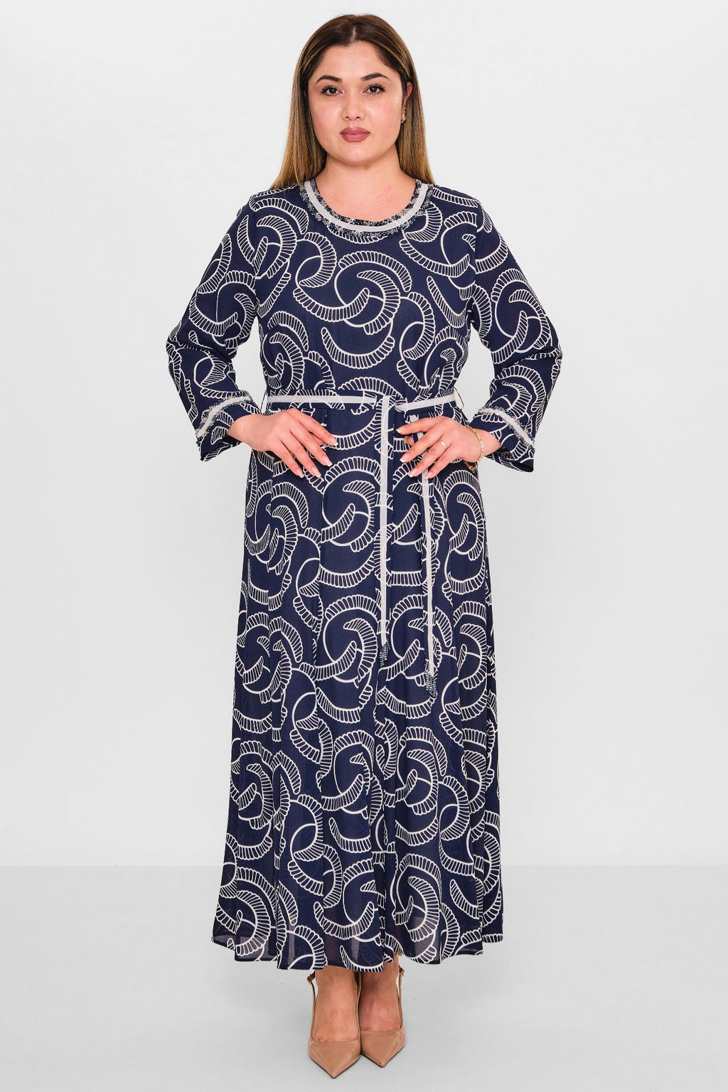 Gumanize - Plus Size Dress (GMZ2026-658-8119) - 8690200137617