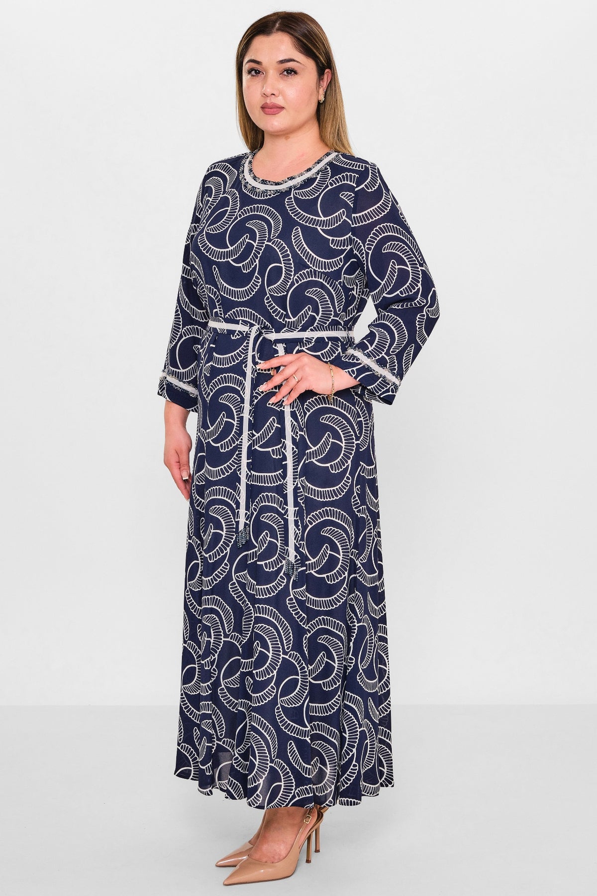 Gumanize - Plus Size Dress (GMZ2026-658-8119) - 8690200137617