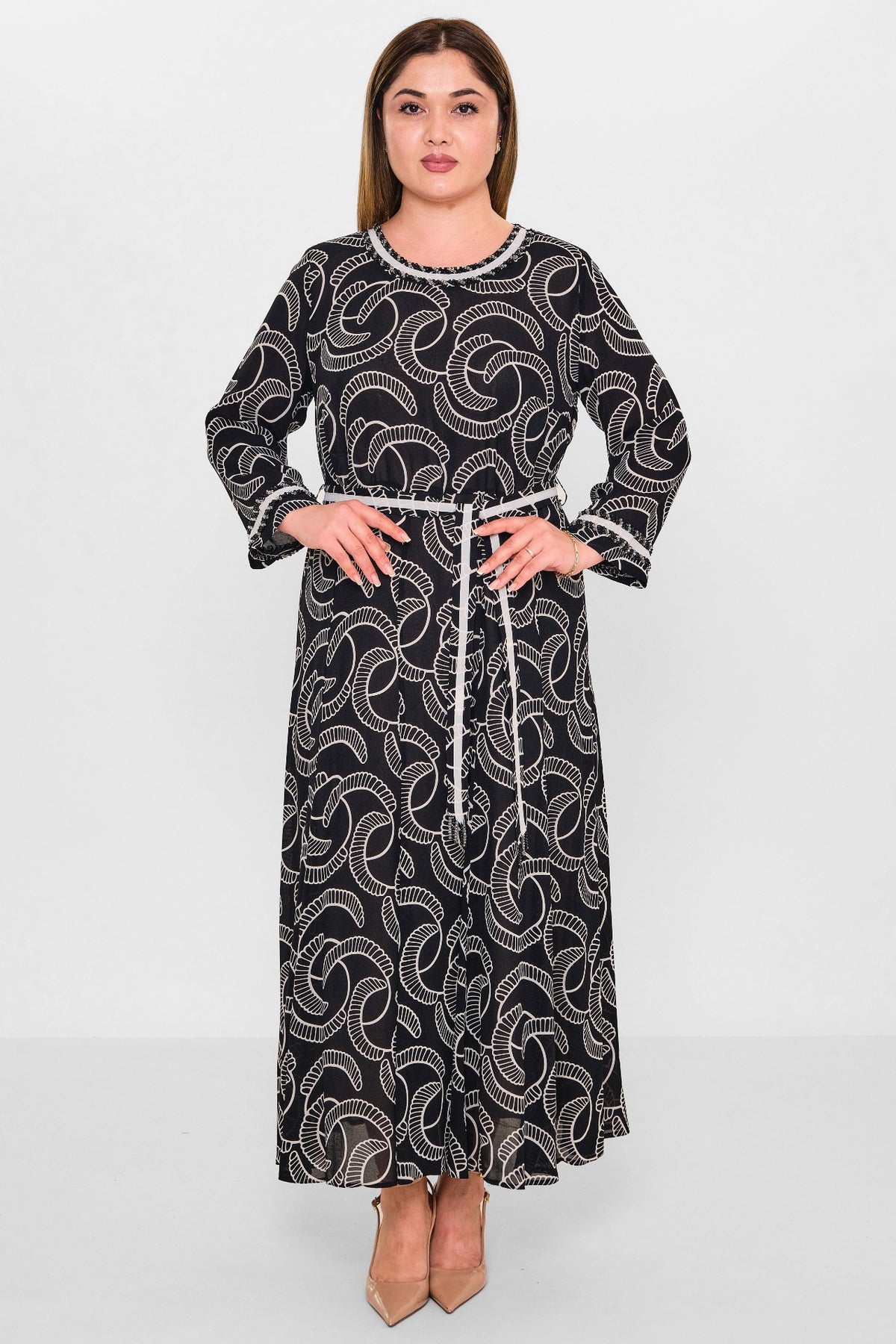 Gumanize - Plus Size Dress (GMZ2026-658-8119) - 8690200137624