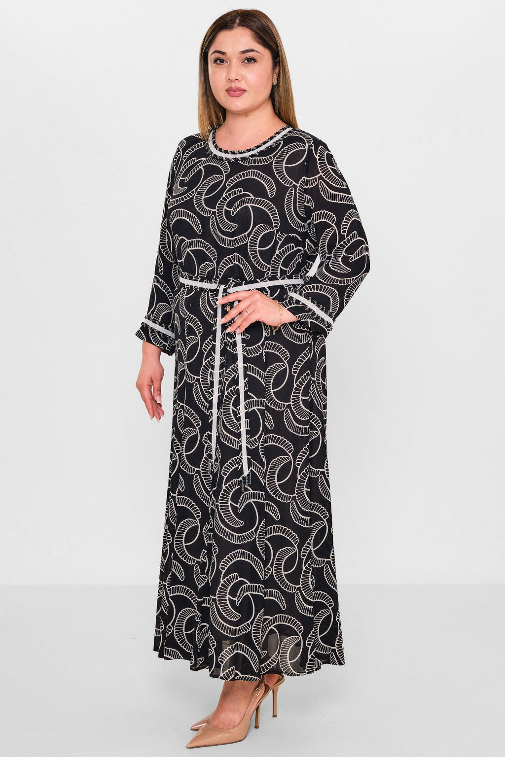 Gumanize - Plus Size Dress (GMZ2026-658-8119) - 8690200137624