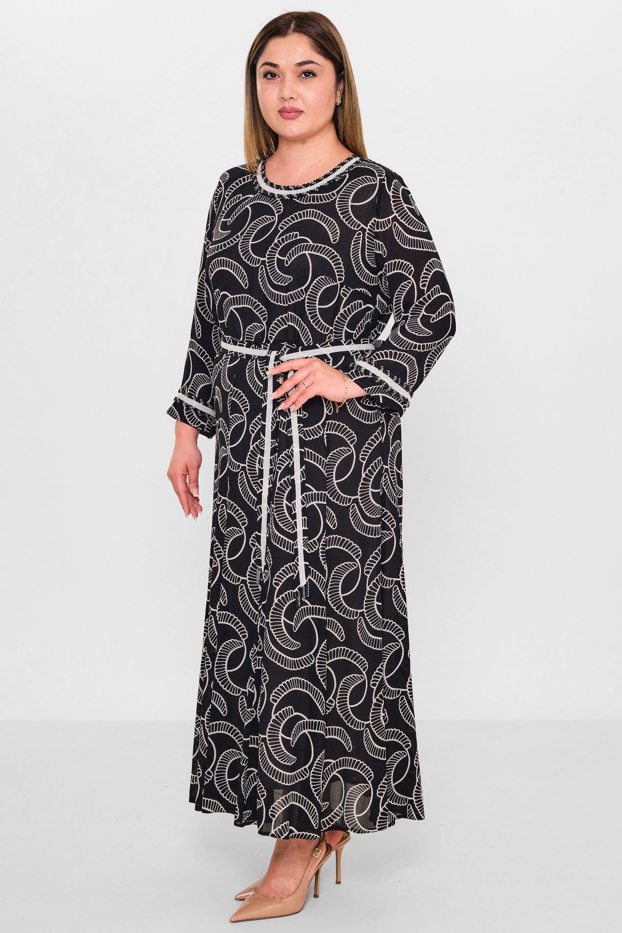 Gumanize - Plus Size Dress (GMZ2026-658-8119) - 8690200137624