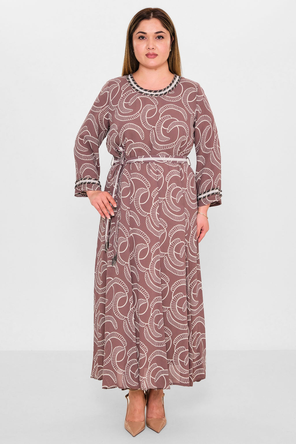 Gumanize - Plus Size Dress (GMZ2026-658-8119) - 8690200137631