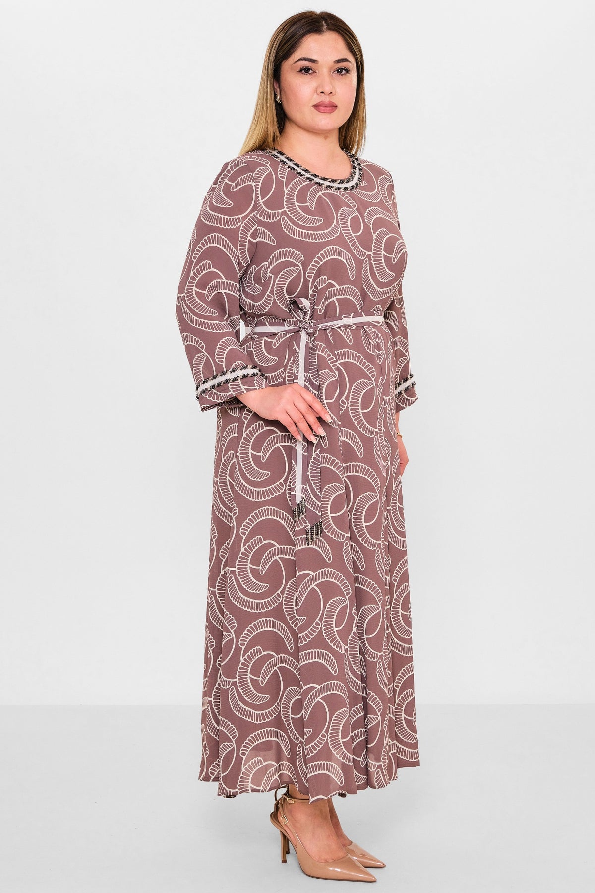 Gumanize - Plus Size Dress (GMZ2026-658-8119) - 8690200137631