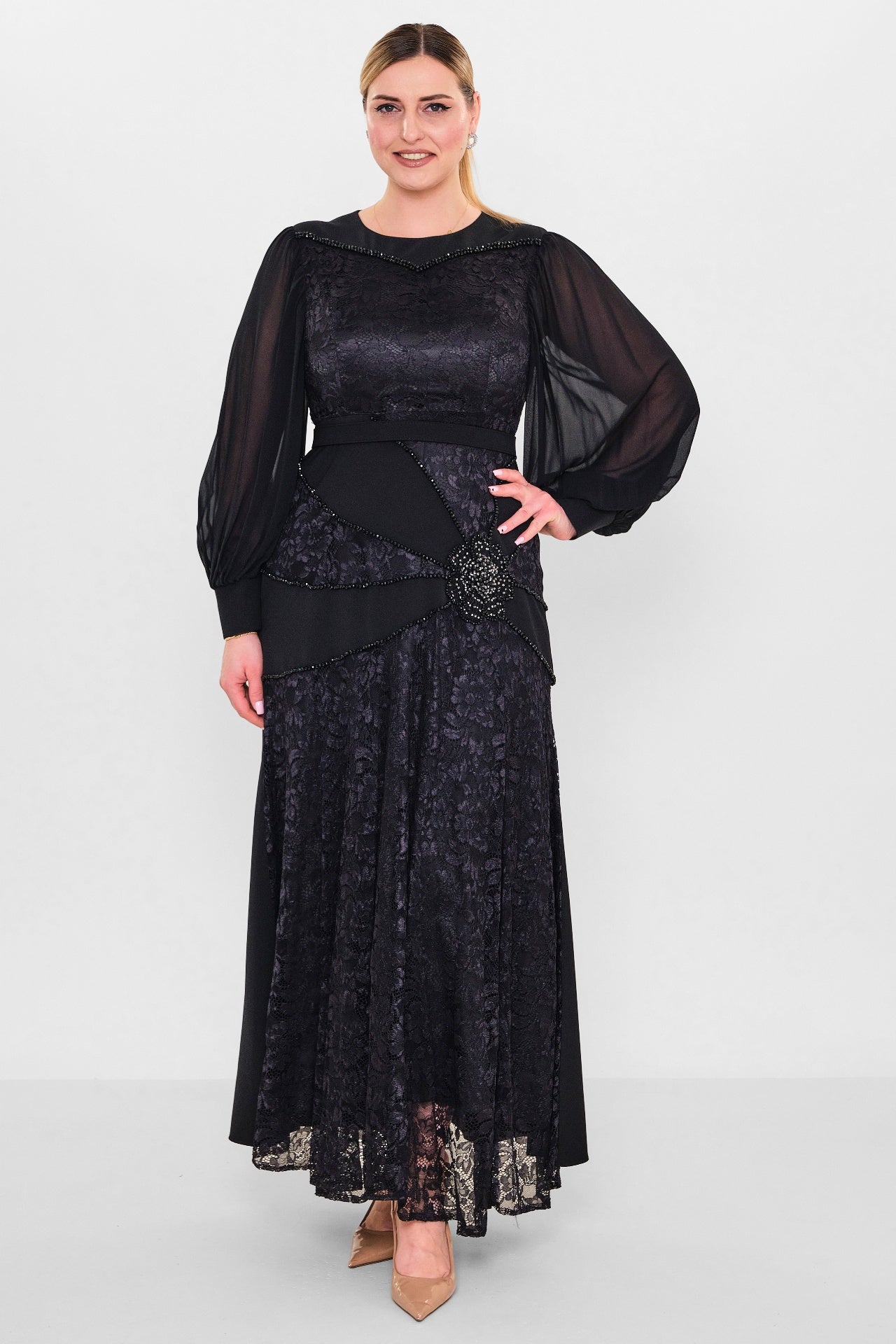 Qne tu - Plus Size Dress (QNE26Y6213BB) - 8690200138034