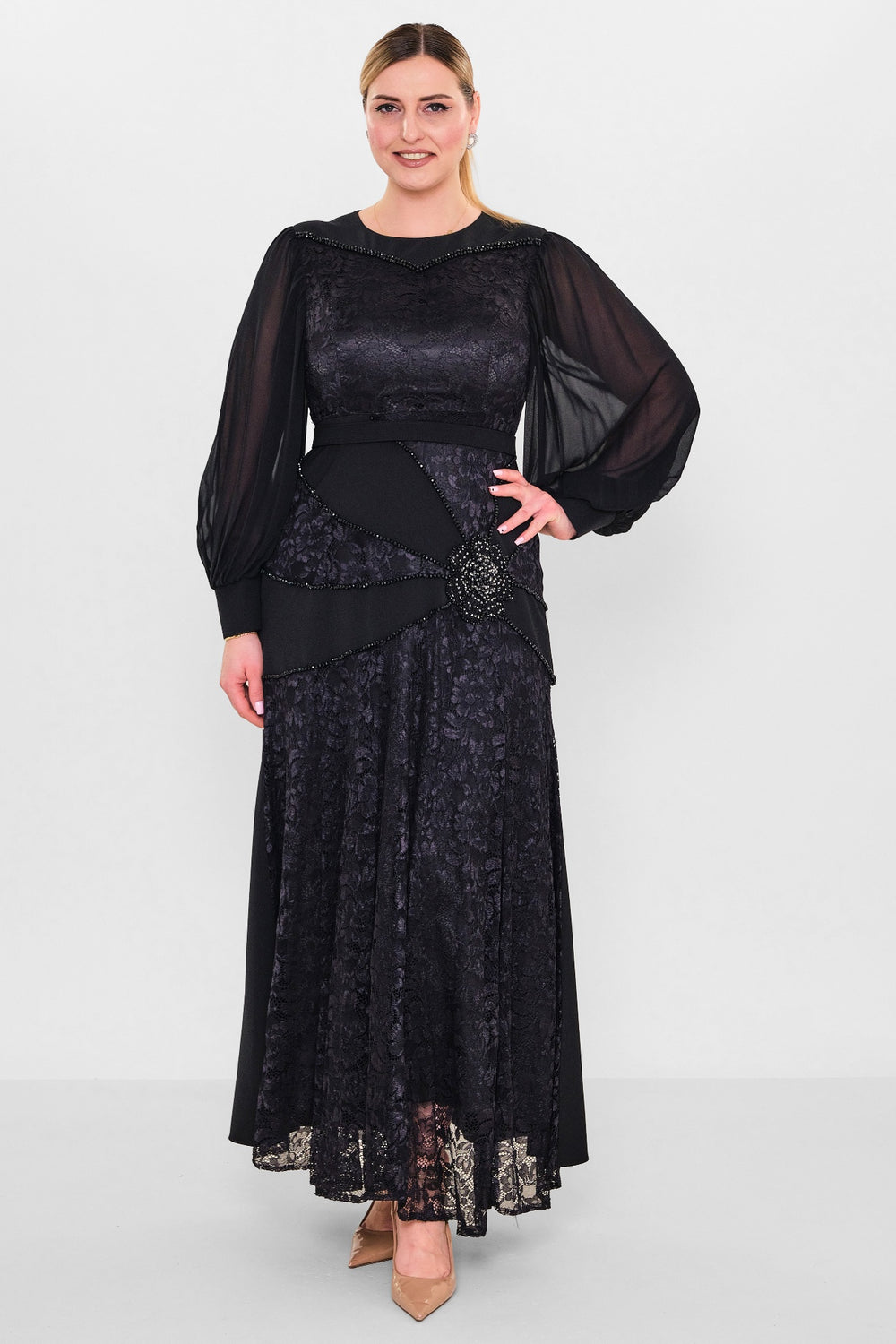 Qne tu - Plus Size Dress (QNE26Y6213BB) - 8690200138034