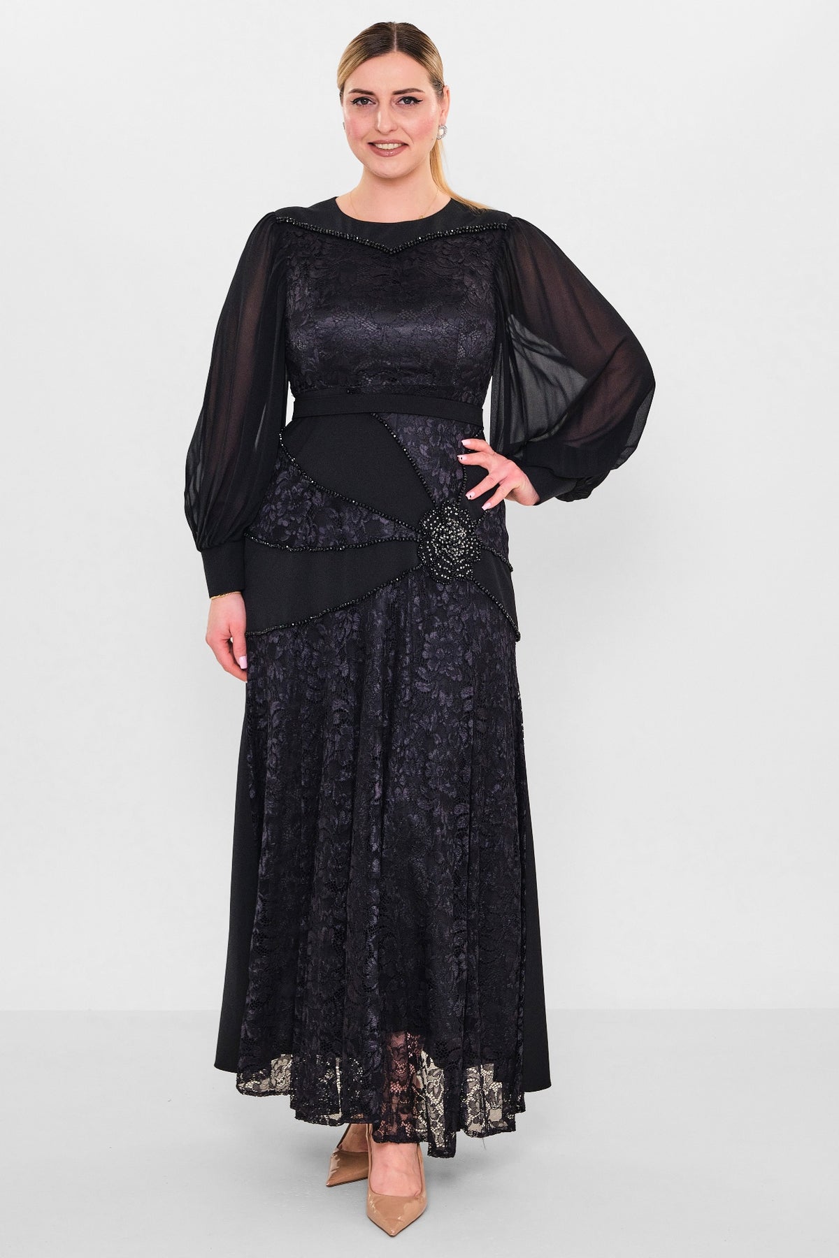 Qne tu - Plus Size Dress (QNE26Y6213BB) - 8690200138034