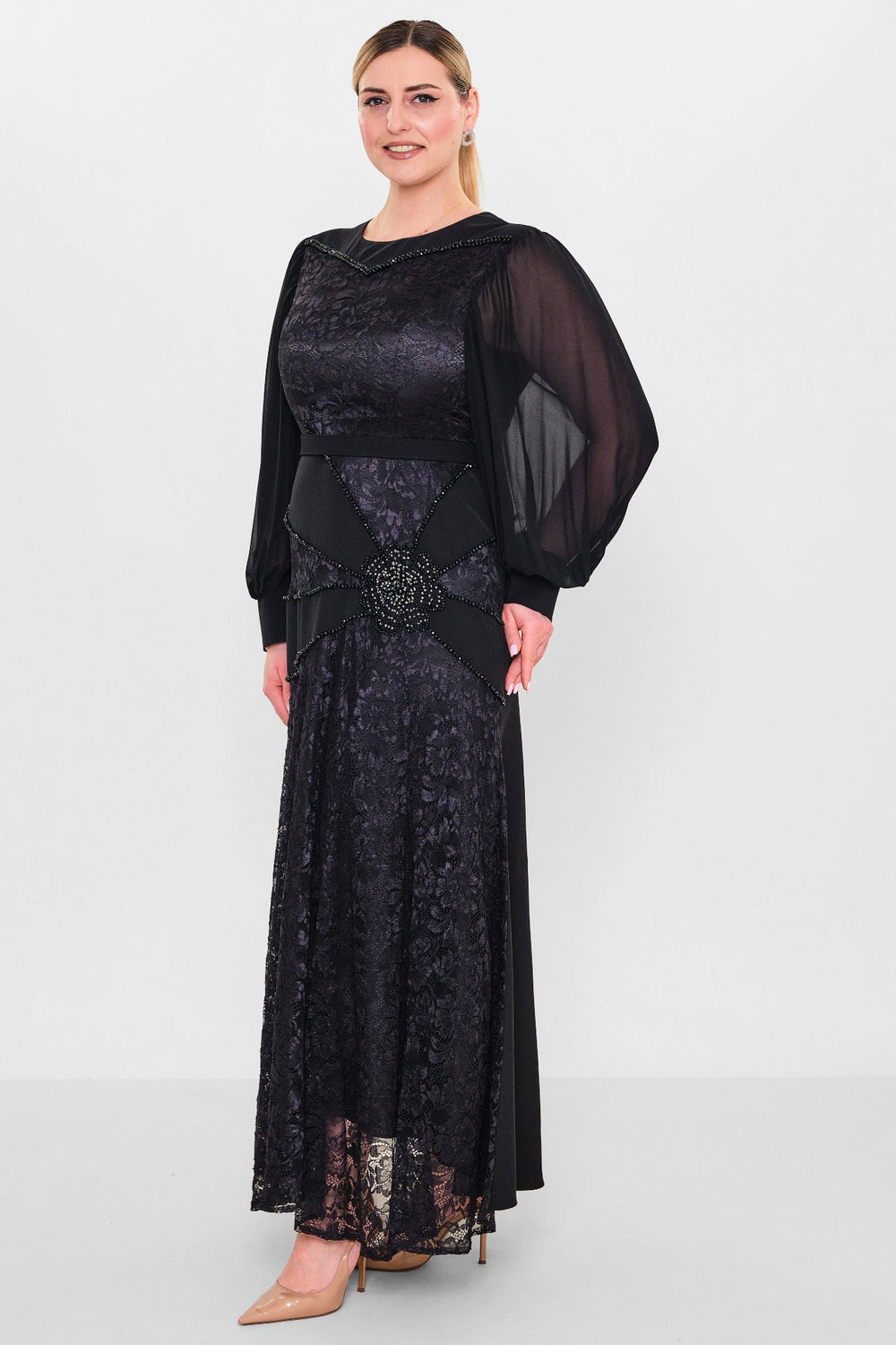 Qne tu - Plus Size Dress (QNE26Y6213BB) - 8690200138034