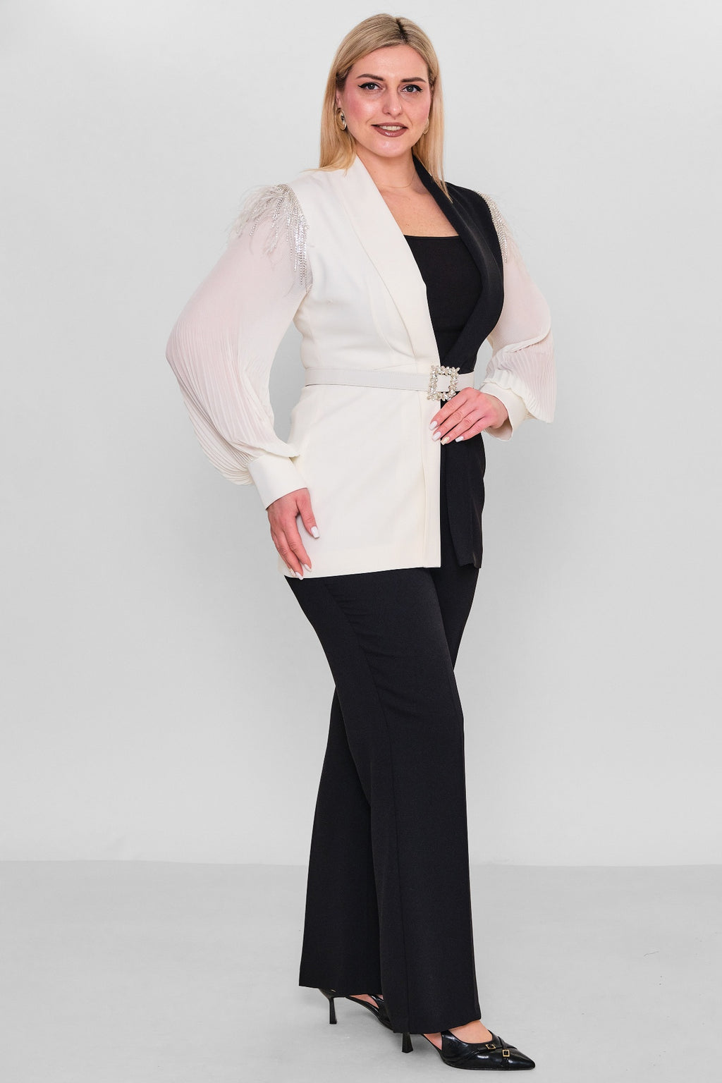 Qne Tu - Plus Size Suit (QNE26Y5116BB) - 8690200138133