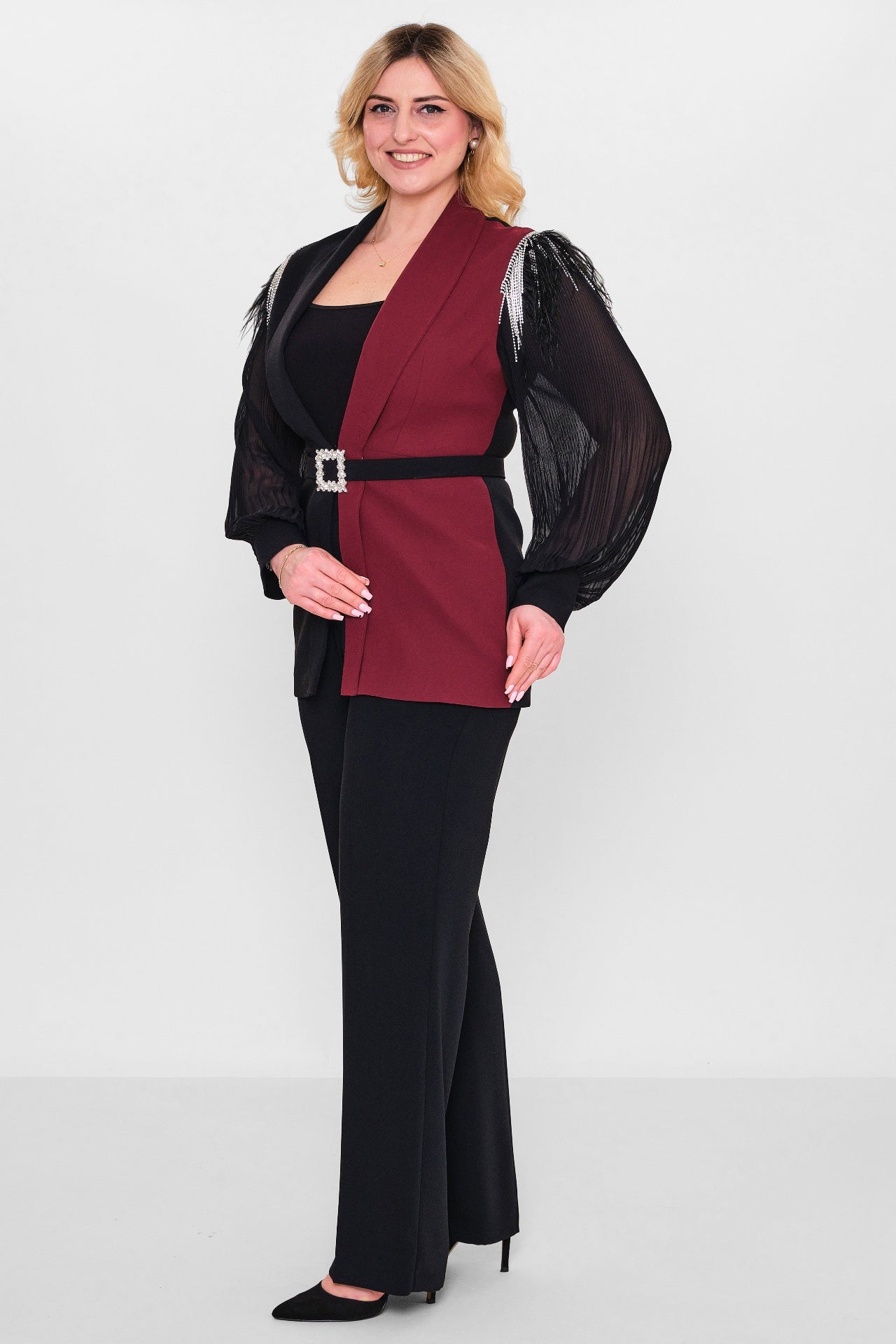 Qne Tu - Plus Size Suit (QNE26Y5116BB) - 8690200138140