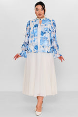 Ksas - Plus Size Dress (KSAS32397) - 8690200138287