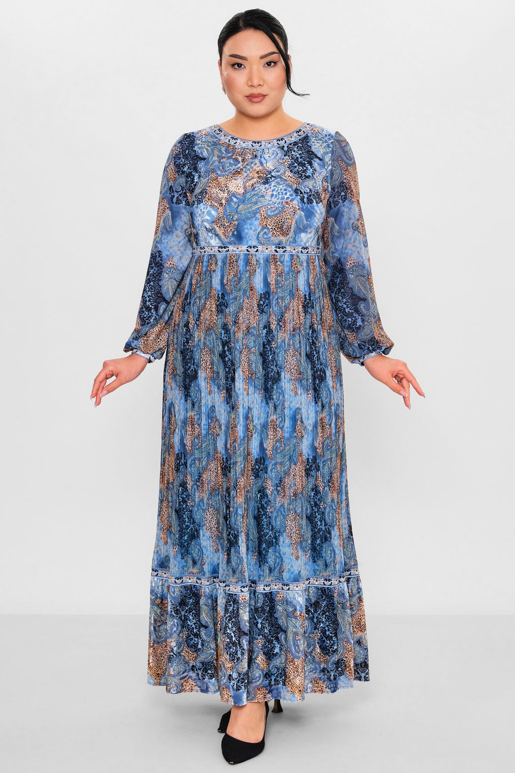 Ksas - Plus Size Dress (KSAS32400) - 8690200138324