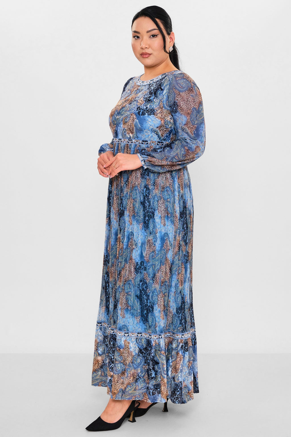 Ksas - Plus Size Dress (KSAS32400) - 8690200138324