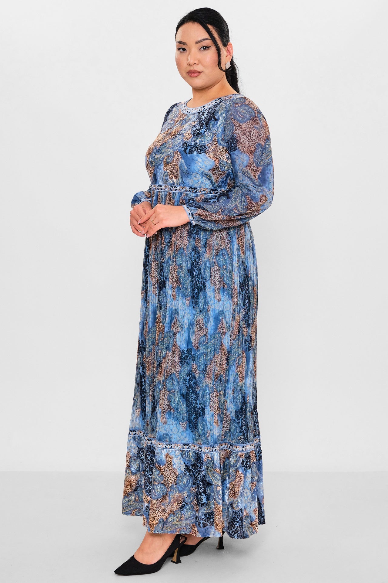 Ksas - Plus Size Dress (KSAS32400) - 8690200138324