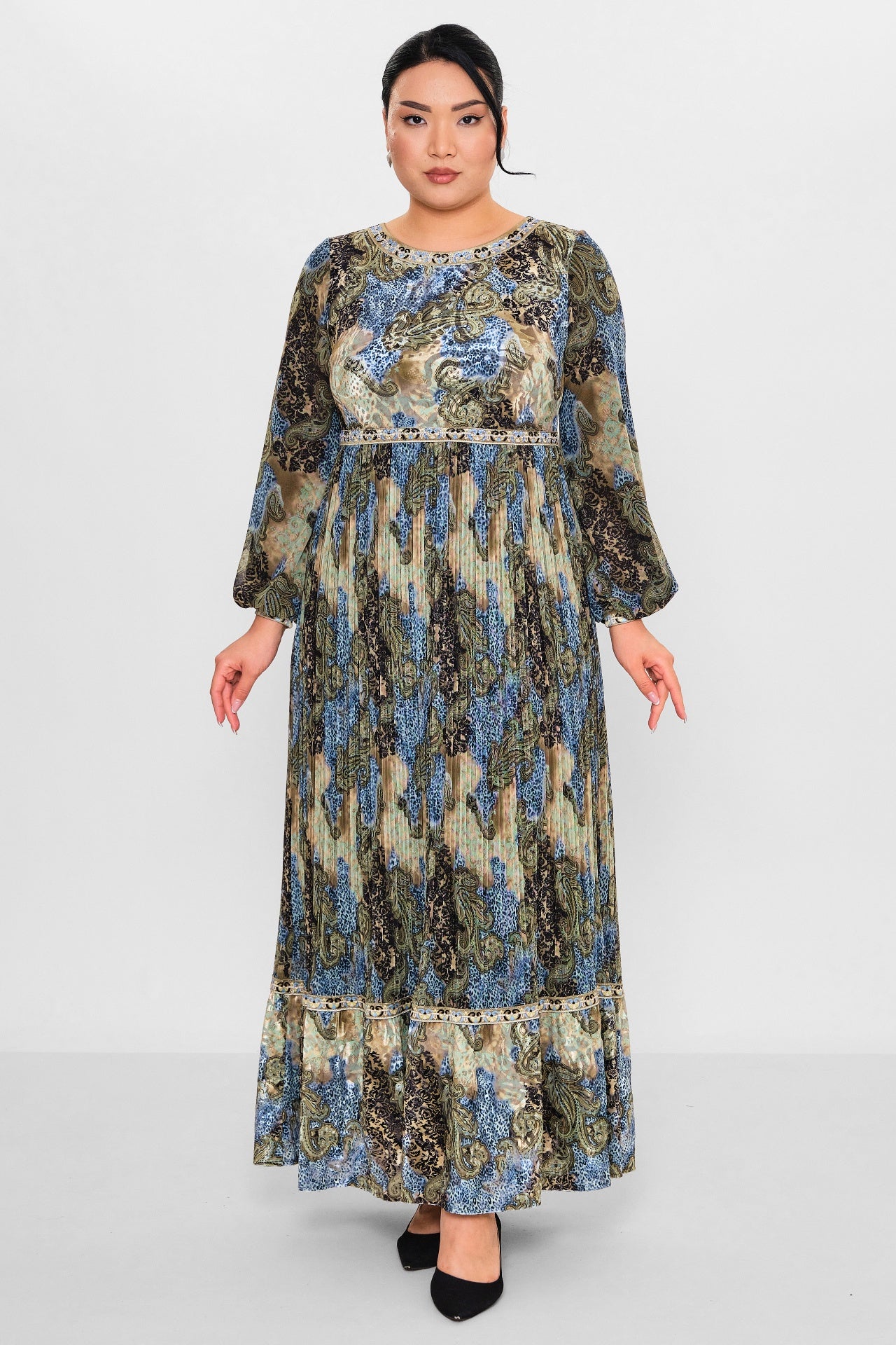 Ksas - Plus Size Dress (KSAS32400) - 8690200138331