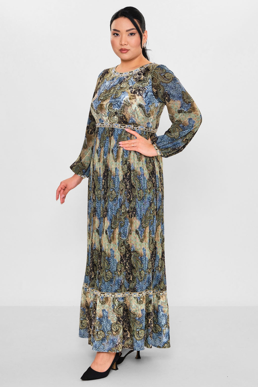 Ksas - Plus Size Dress (KSAS32400) - 8690200138331