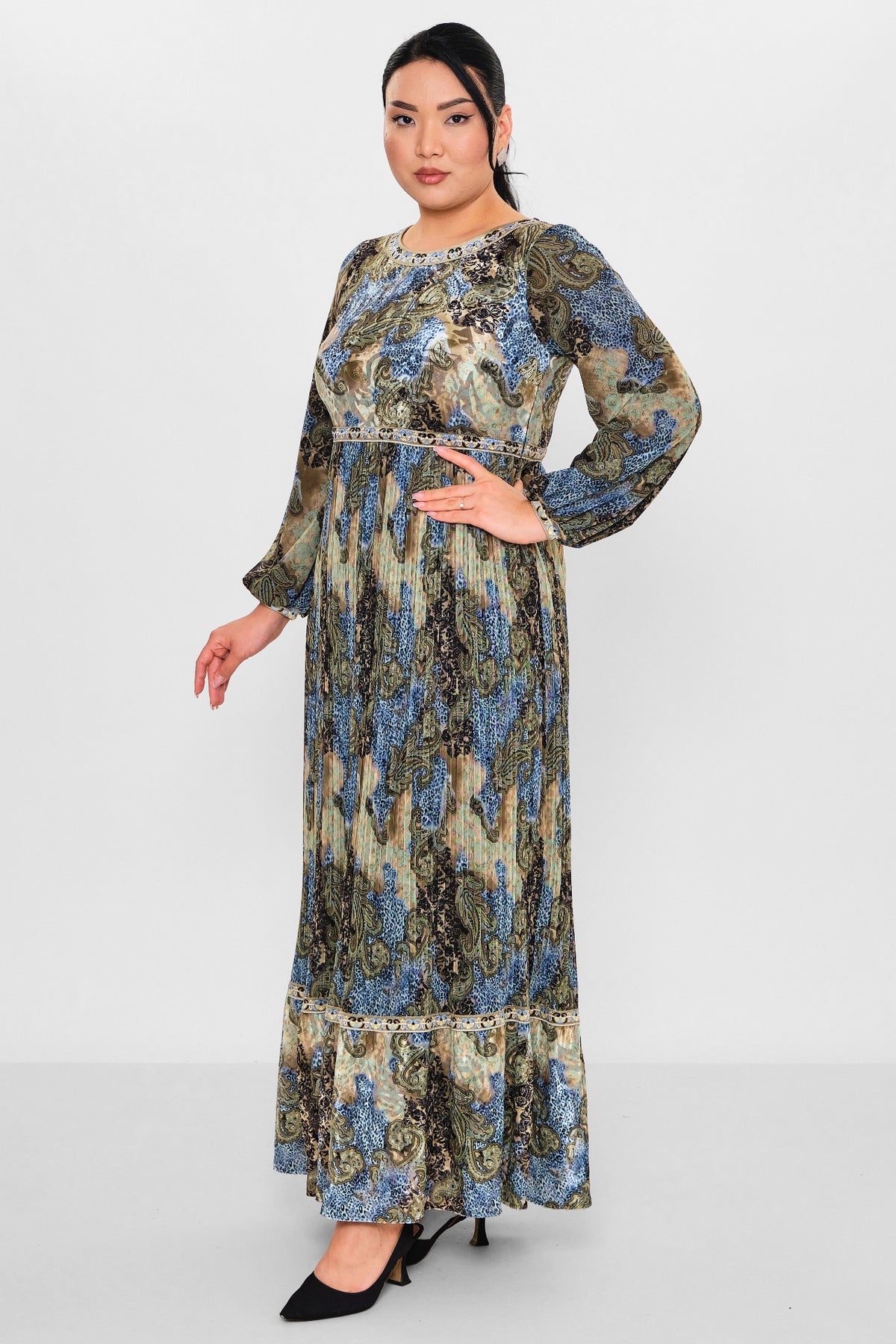 Ksas - Plus Size Dress (KSAS32400) - 8690200138331