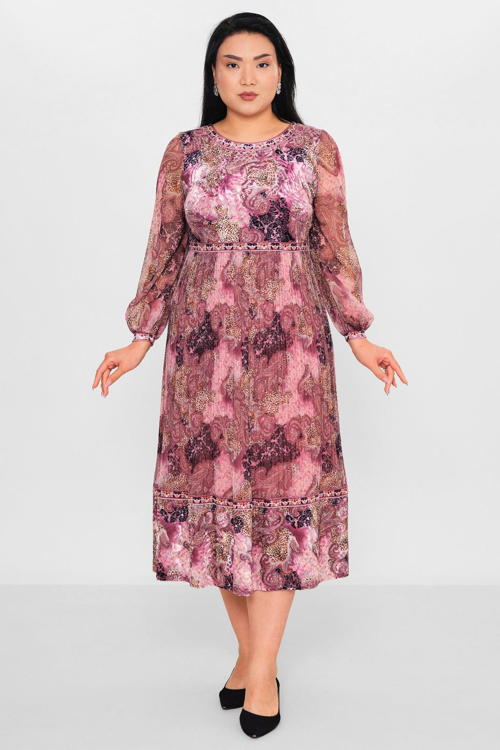 Ksas - Plus Size Dress (KSAS32401) - 8690200138362