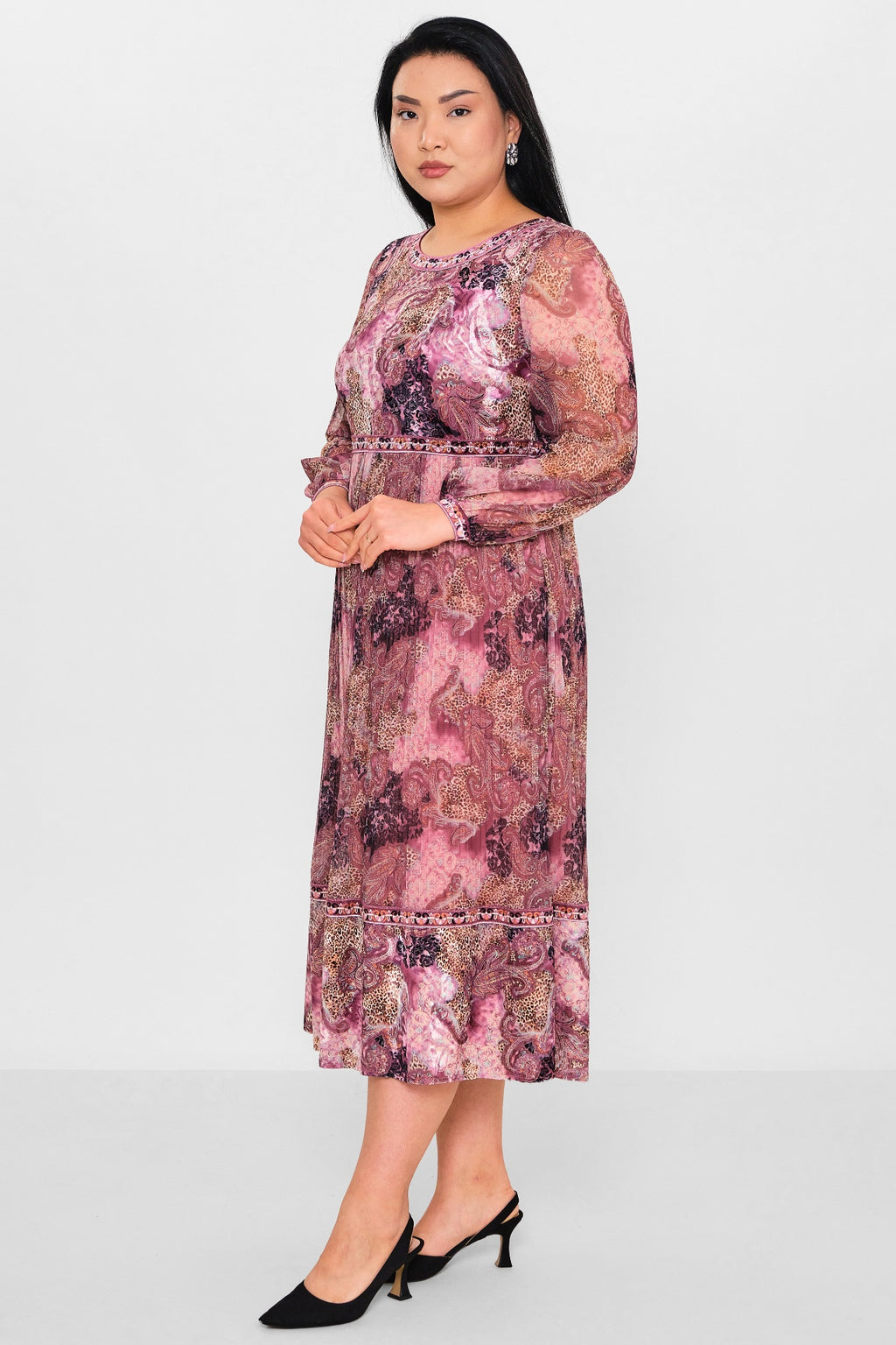 Ksas - Plus Size Dress (KSAS32401) - 8690200138362