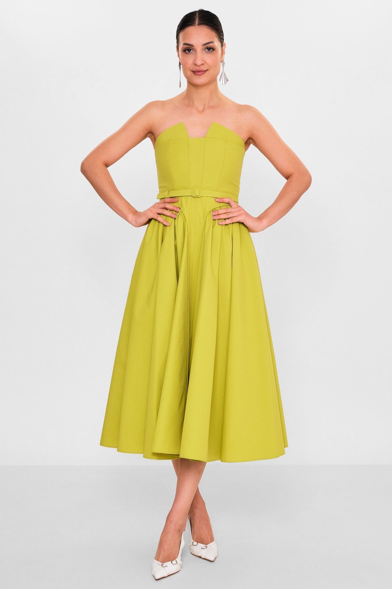 Mamulier - Plus Size Dress (MML26Y7027) - 8690200138614