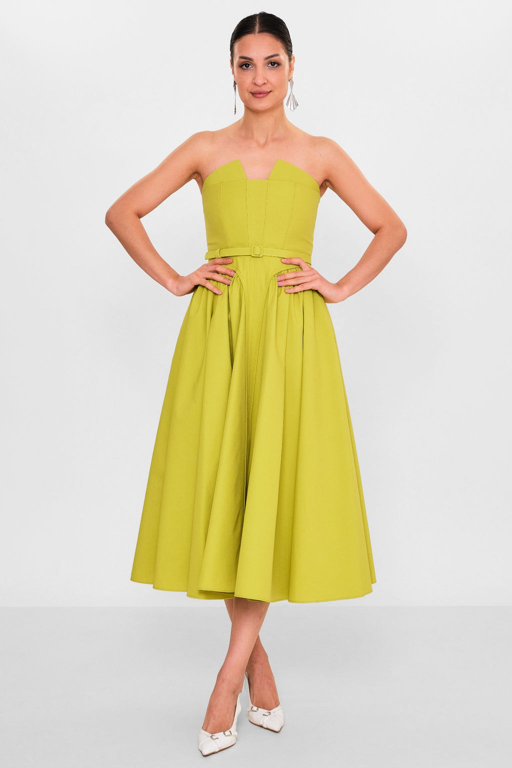 Mamulier - Plus Size Dress (MML26Y7027) - 8690200138614