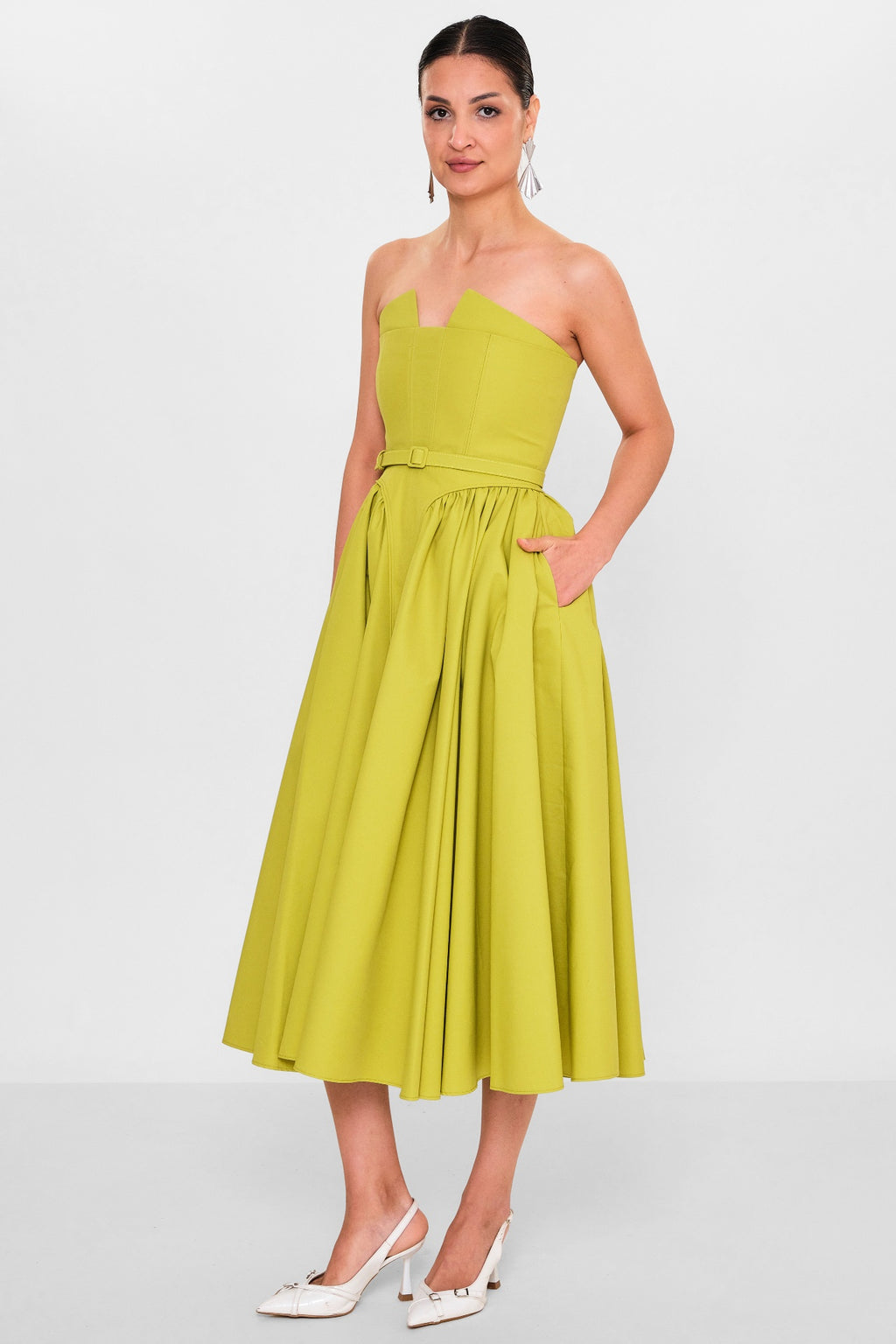 Mamulier - Plus Size Dress (MML26Y7027) - 8690200138614