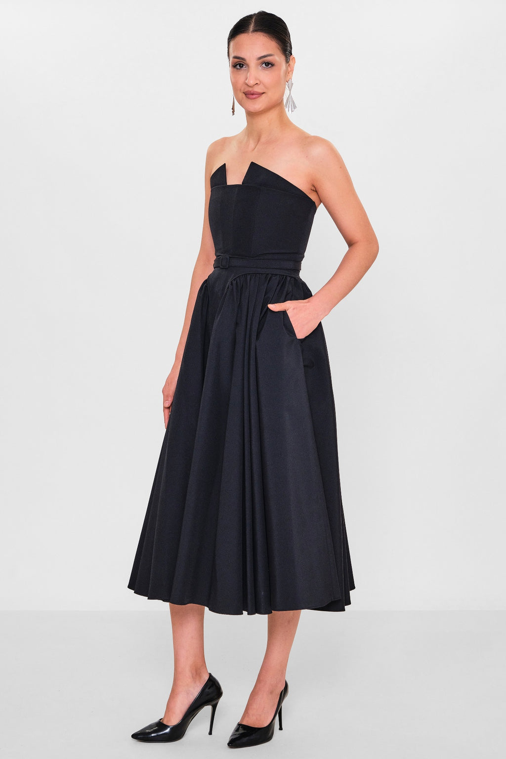 Mamulier - Plus Size Dress (MML26Y7027) - 8690200138621